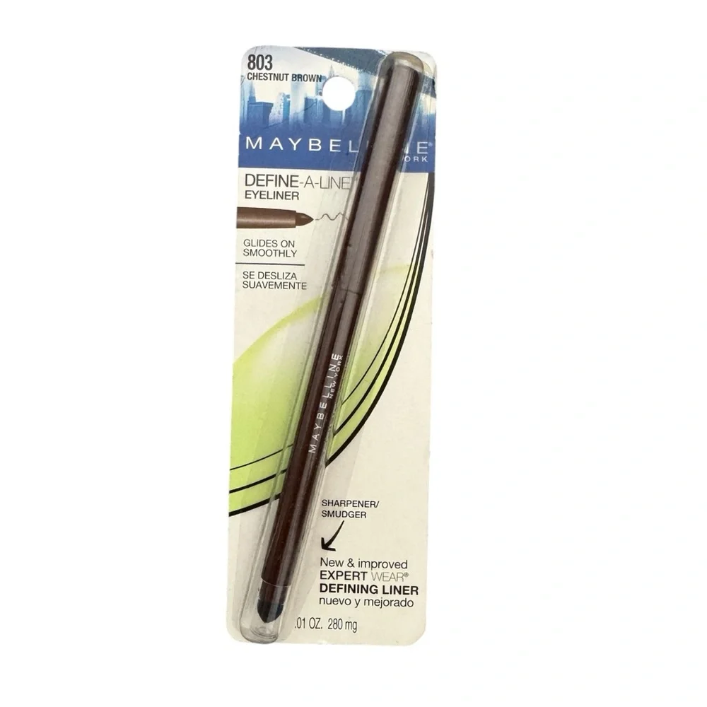 Maybelline Define-A-Line Eyeliner Smudger in 803 Chestnut Brown ~ NEW ~ RARE